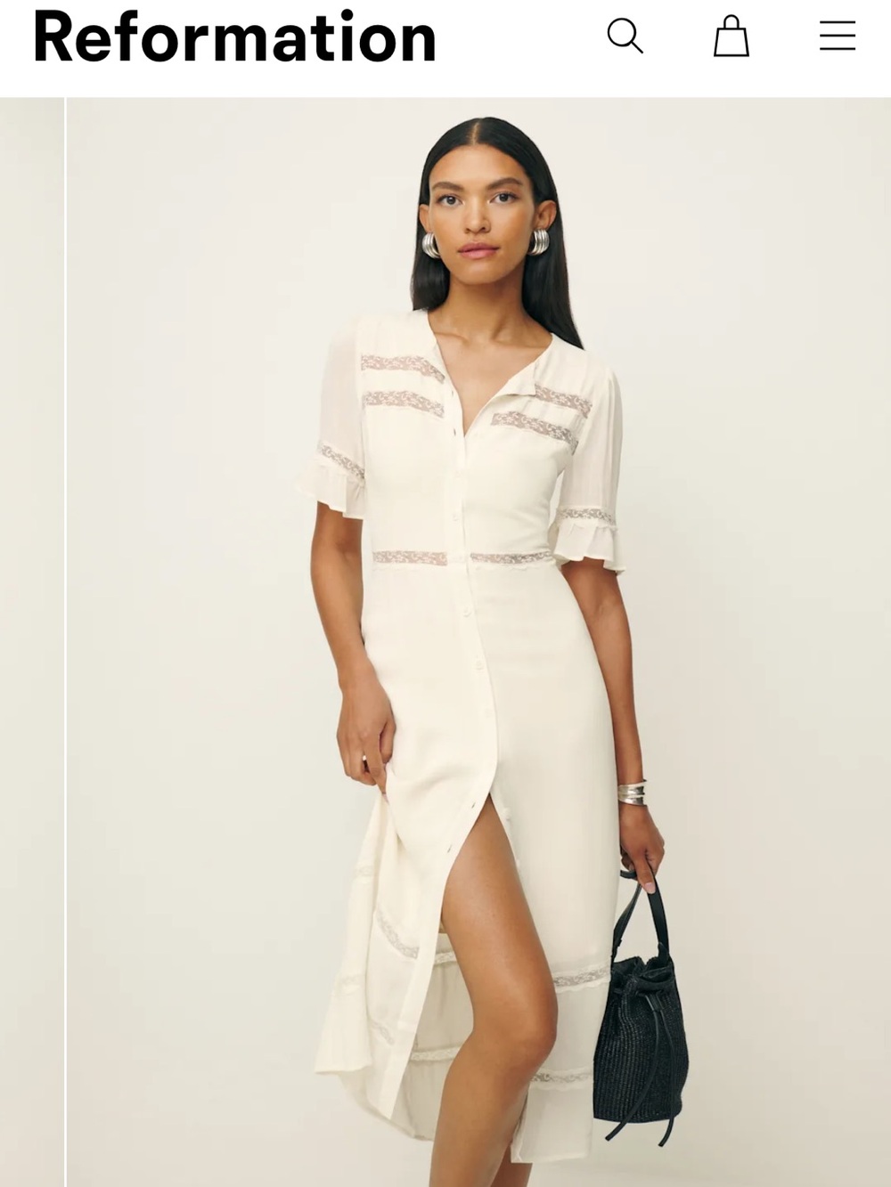 Reformation Woodson Dress 🤎